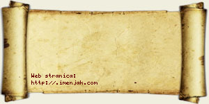 Jasna Krnjinac vizit kartica